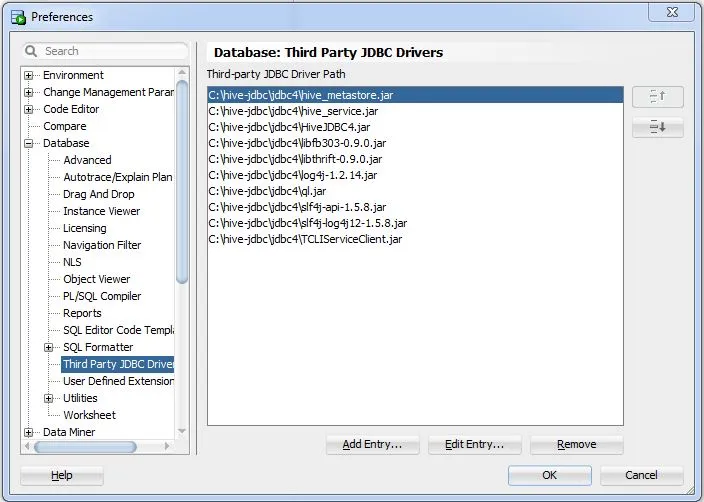 hiveJDBCDrivers
