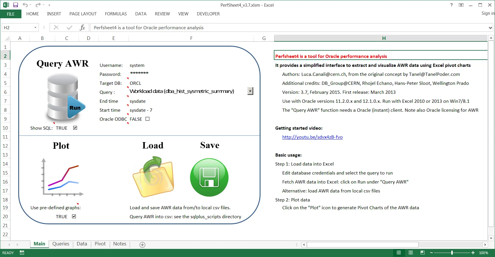 Latest updates to PerfSheet4, a tool for Oracle AWR data mining and visualization