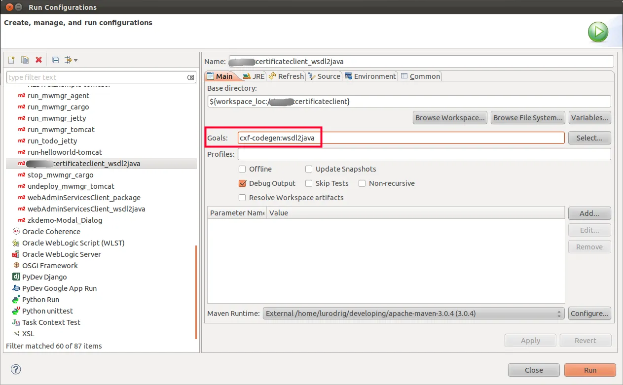 wsdl2java maven goal